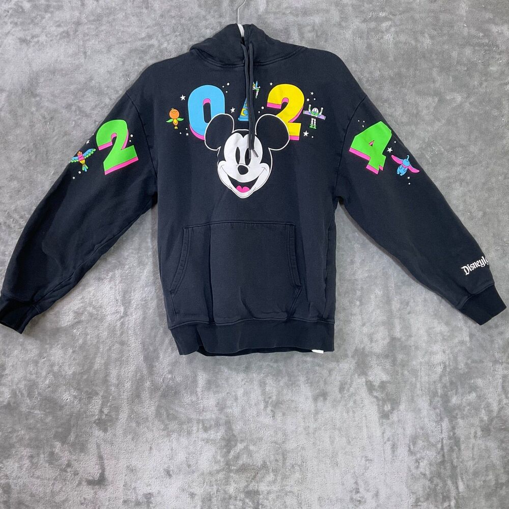 Disney Parks Disneyland 2024 Pullover Hoodie Sweatshirt S ADULTS